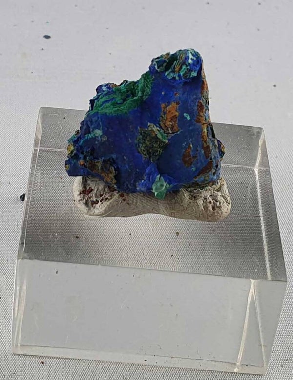 Tetraedrite pseudomorphose Azurite
