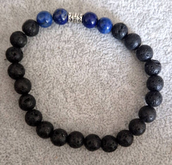 Oeil de Tigre + Lapis Lazuli