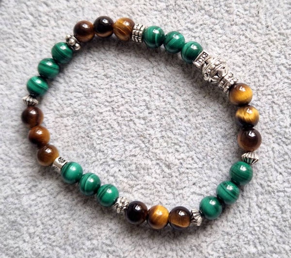 Oeil de Tigre + Malachite