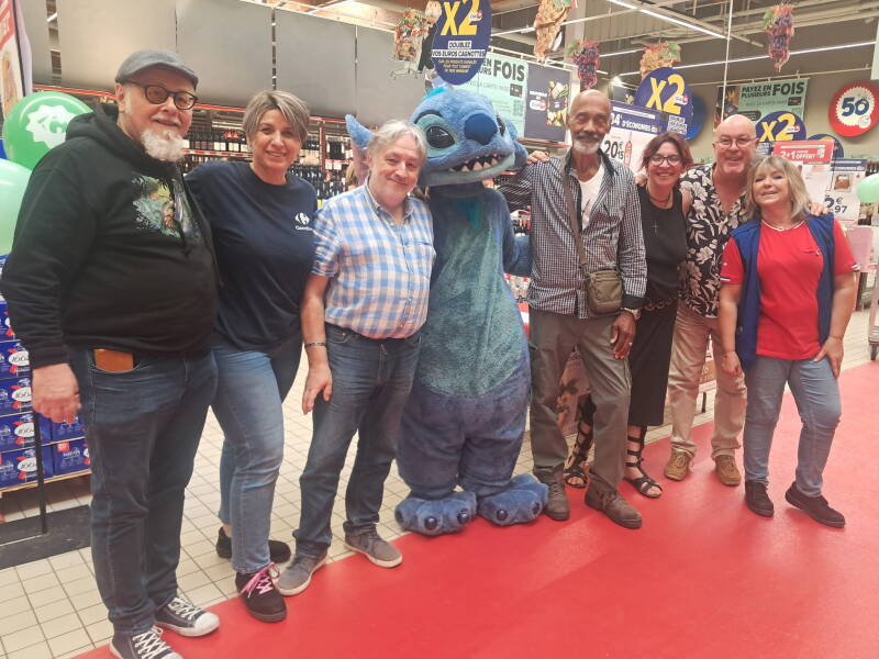 Les auteurs au salon du livre de Carrefour 