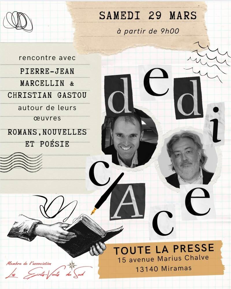 Affiche dédicaces auteurs Miramas