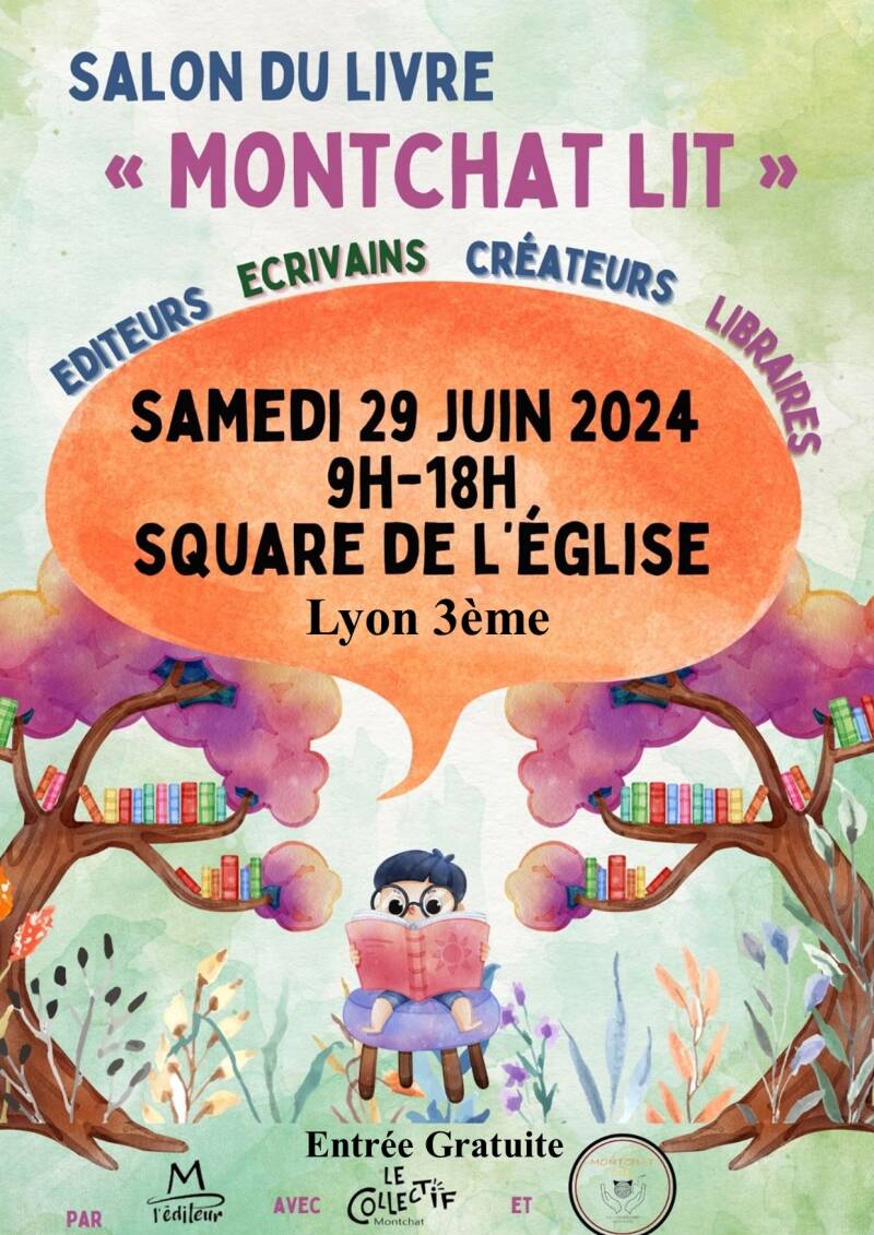 Affiche salon du livre de Montchat Lyon 