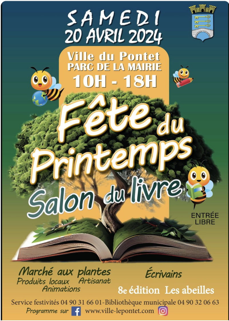 affiche salon du livre 