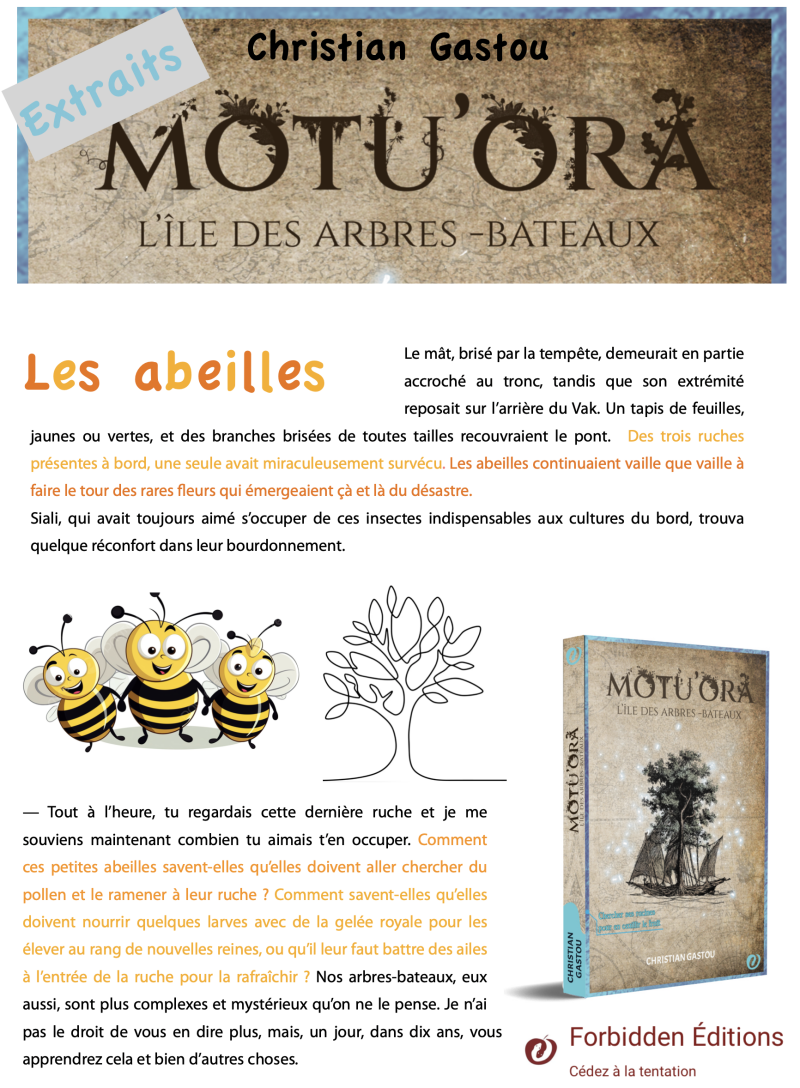 extrait du roman Fantasy SF Motu'ora