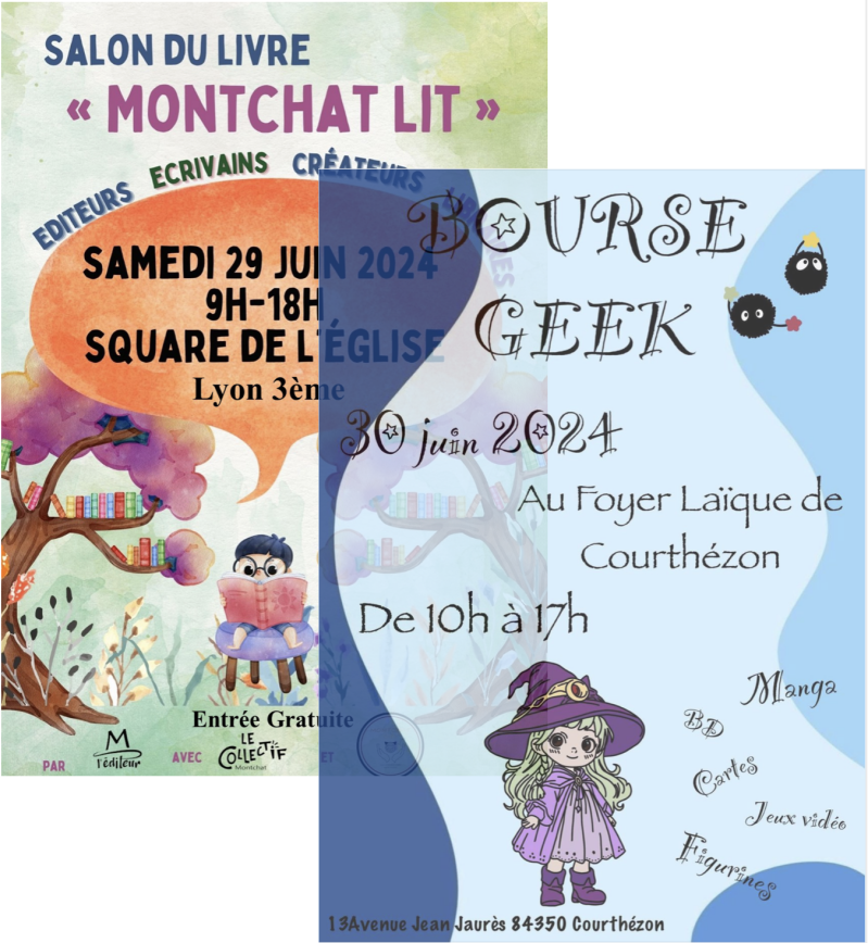 Affiches salons livres