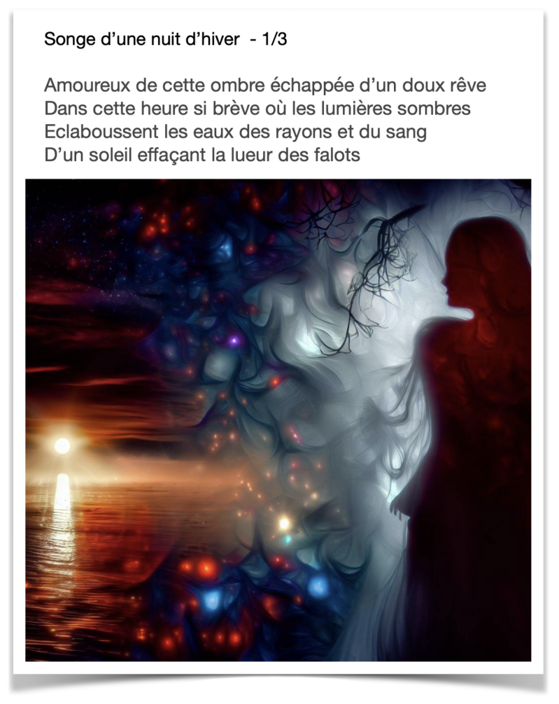 illustration et poème - extrait du recueil la comèreedes ombres de Christian Gastou 