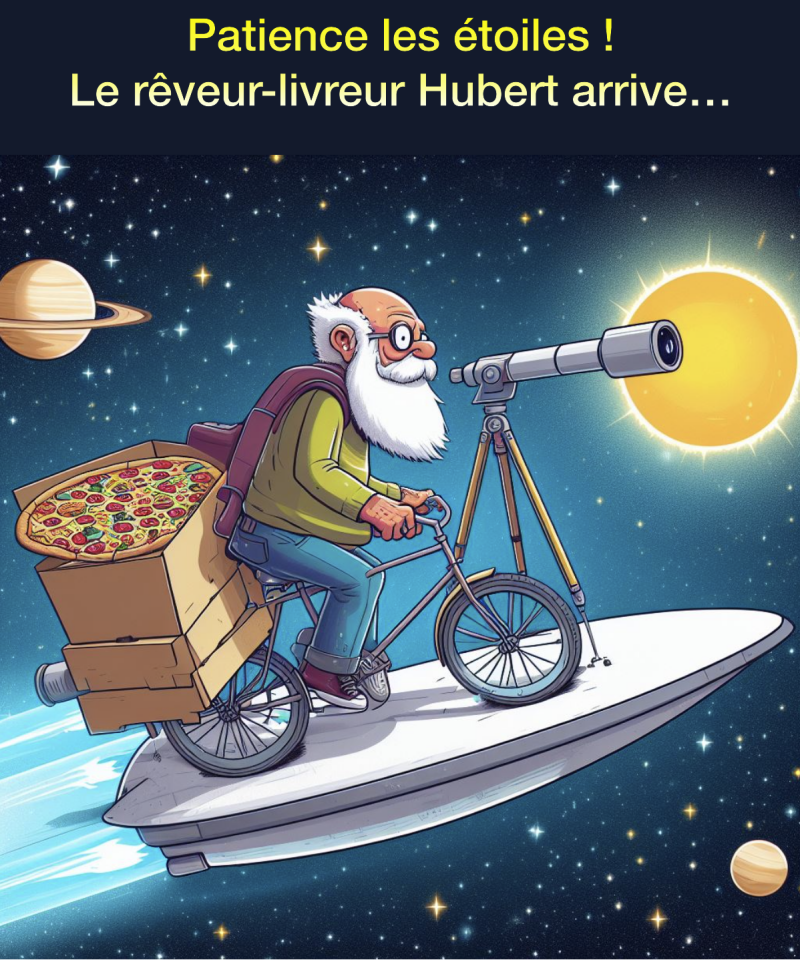 Entre Hubert Reeves et Uber Eats...