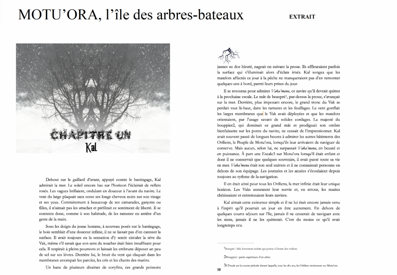 Motu'ora Présentation roman Fantasy Science Fiction, extrait 1er chapitre