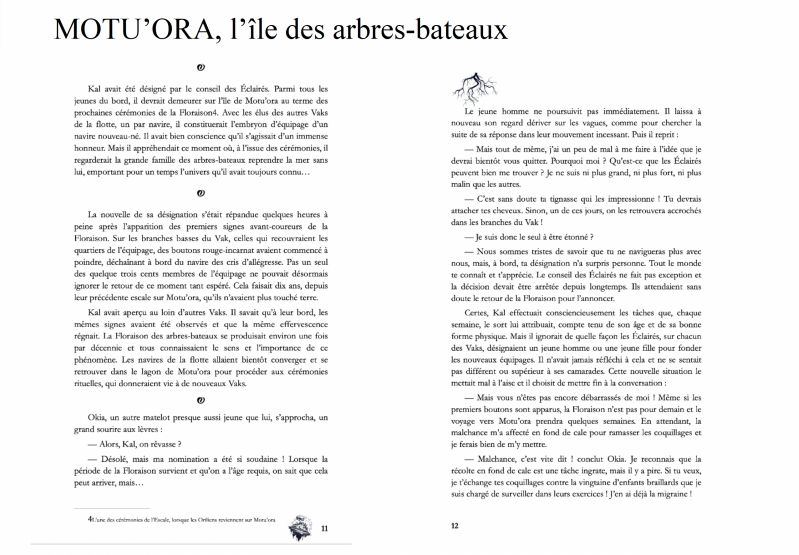 Motu'ora Présentation roman Fantasy Science Fiction,  extrait 1er chapitre