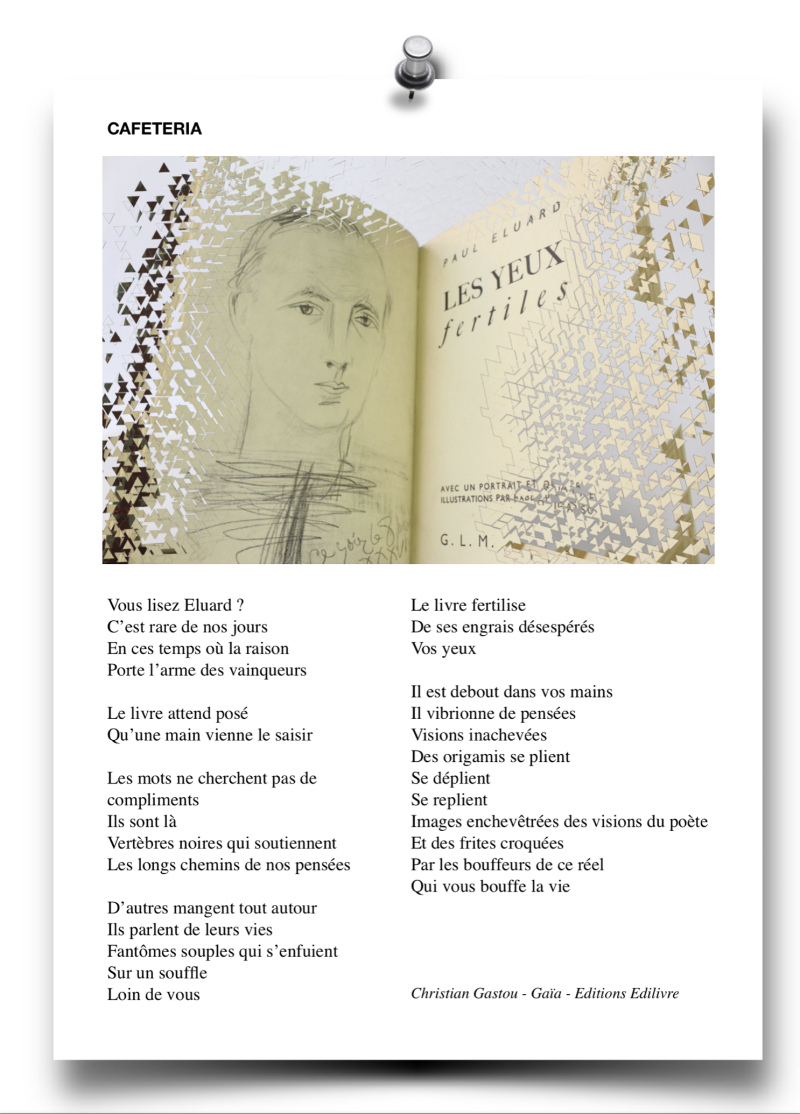 Poéme en hommage à Paul Eluard - extrait du recuiel Gaïa 