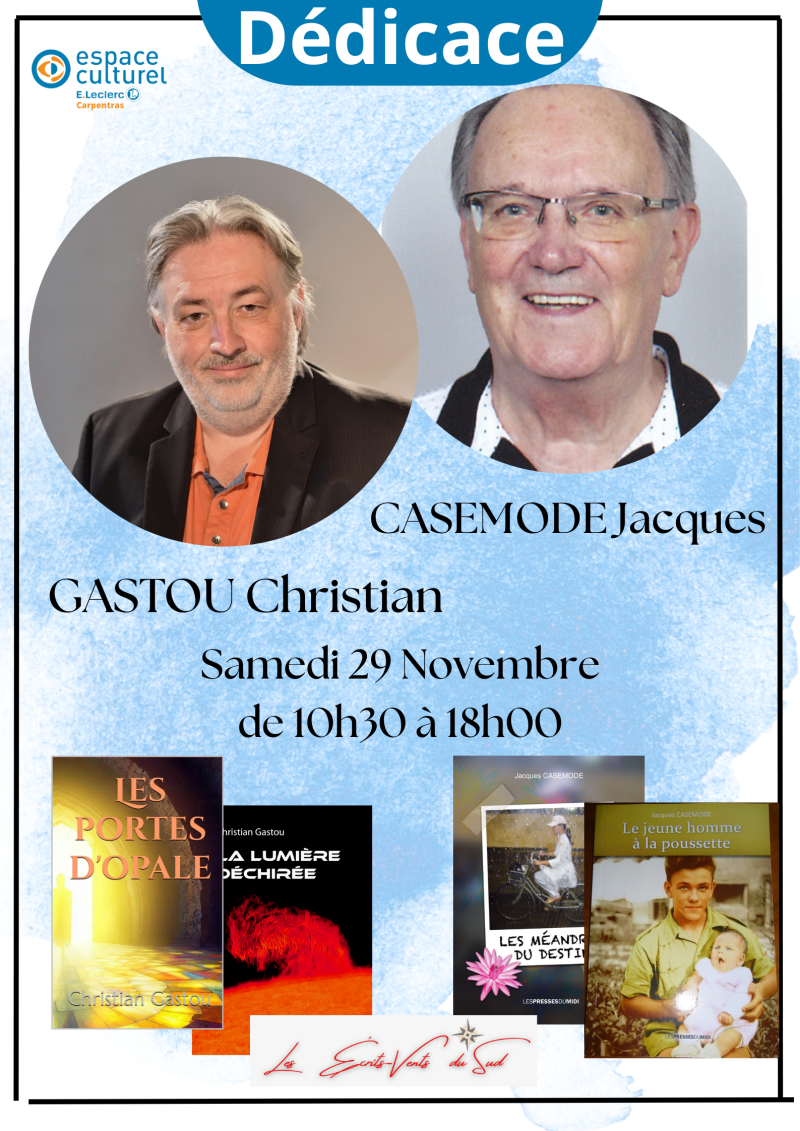 Affiche Dédicaces auteurs Carpentras