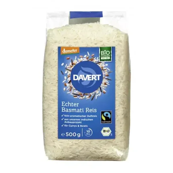 Echter Basmati Reis duftend Fairtrade 8x500g
