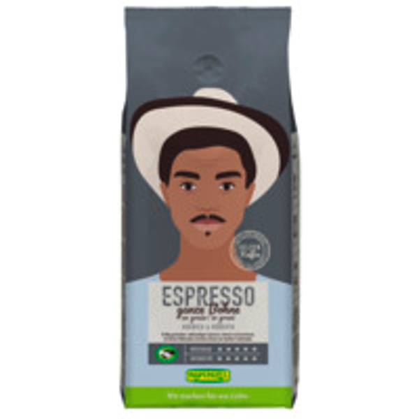 RAPUNZEL Heldenkaffee, Espresso, ganze Bohne 4x1kg