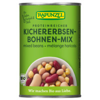 RAPUNZEL Kichererbsen-Bohnen-Mix in der Dose 6x400g