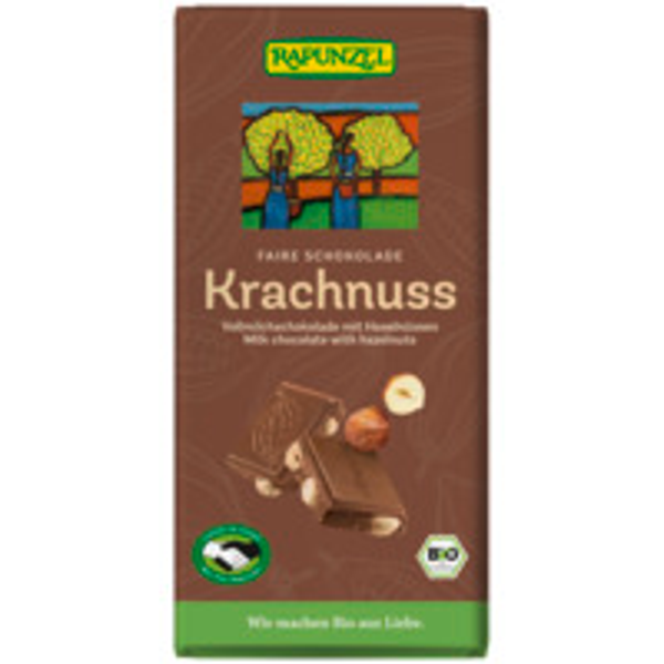RAPUNZEL Vollmilch Schokolade Krachnuss 10x100g