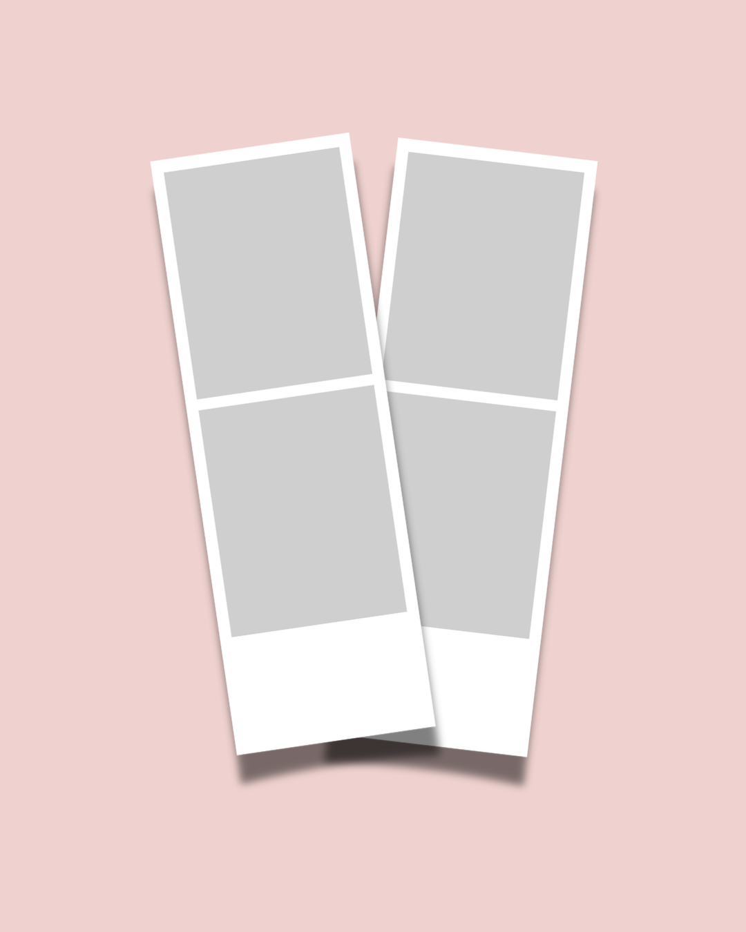Voorbeeld van fotostrip lay-out van Click it photobooth