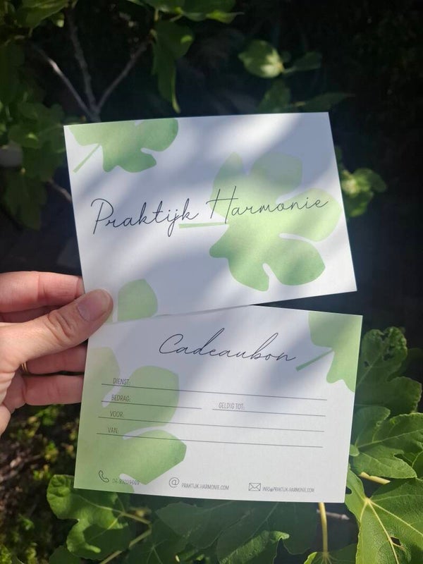 Cadeaubon Praktijk Harmonie