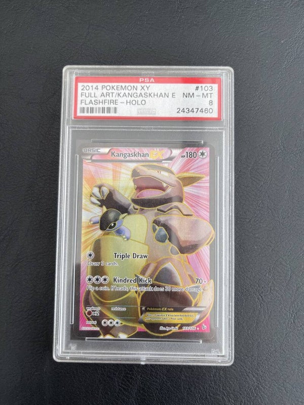Kangaskhan EX Flashfire PSA 8
