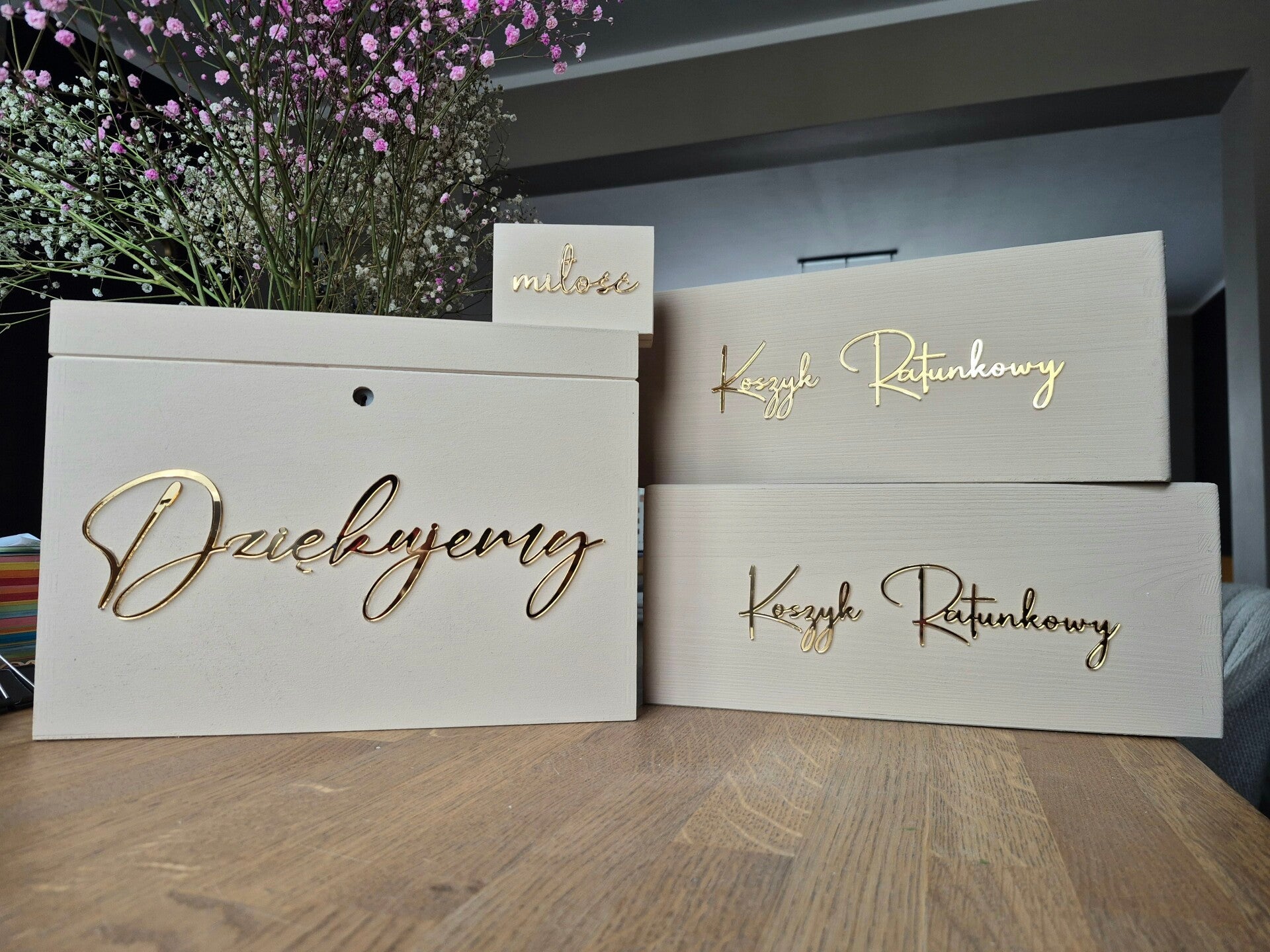 Zestaw Ślubny Glamour - Beż