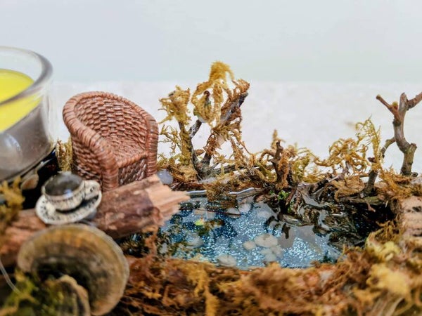 rustikaler Teelichthalter