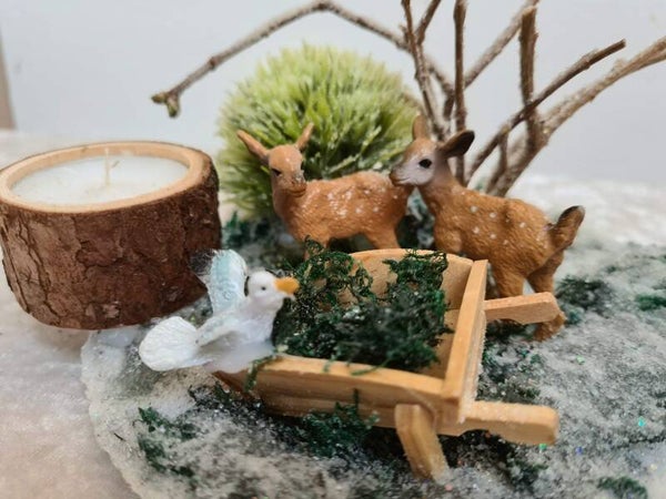 winterliche Tischdeko