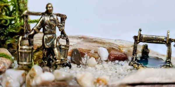 rustikaler Teelichthalter