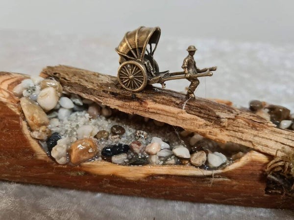 rustikaler Teelichthalter