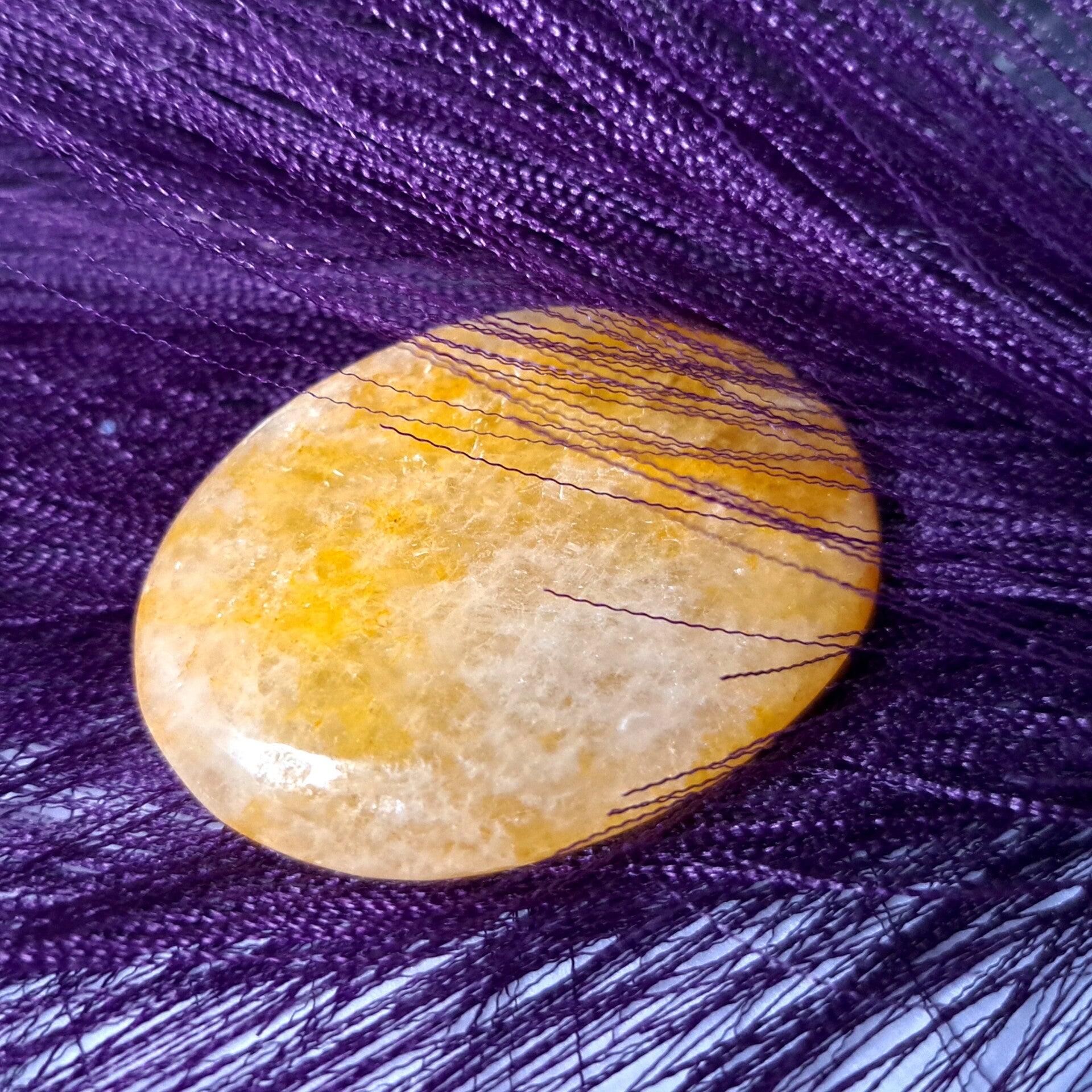 Palmsteen - Golden Healer nr 1 - 5,5 cm