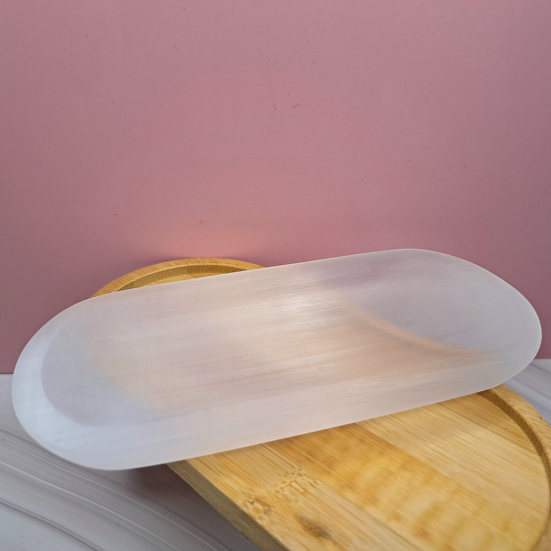 Schaal - Seleniet - Ø +/- 15 cm