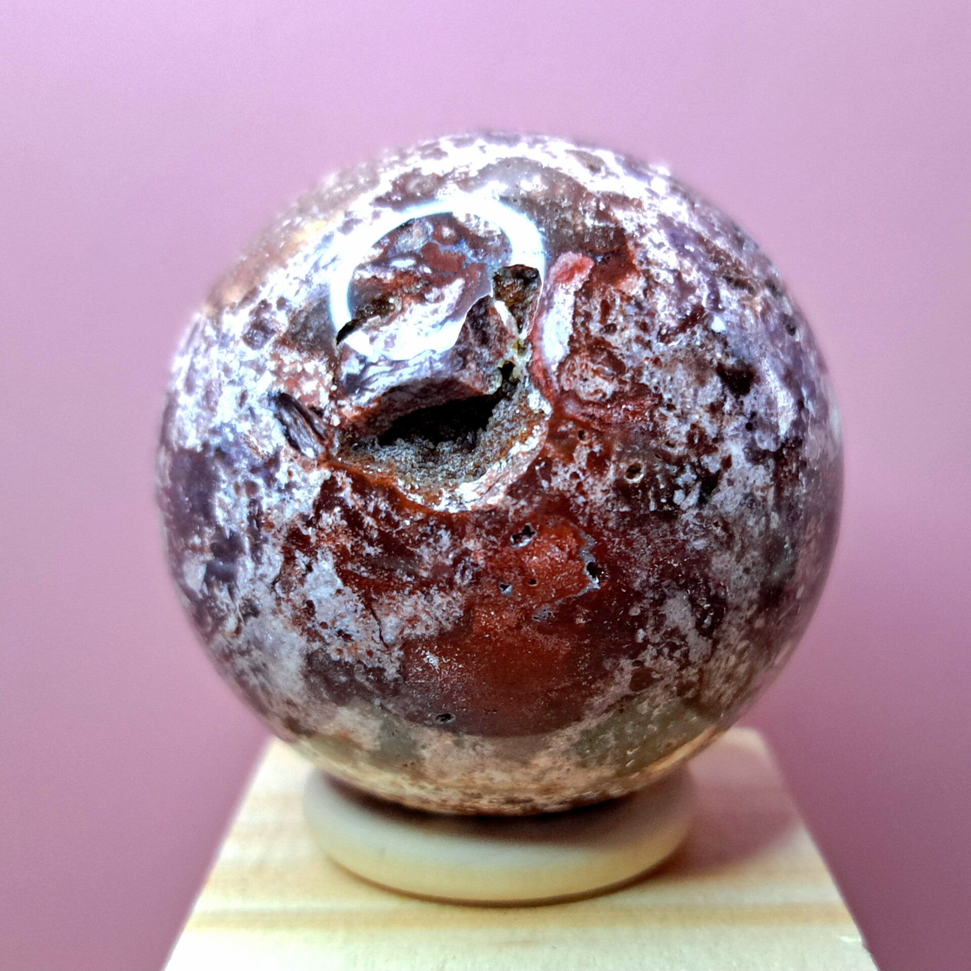 Geode - Mexicaans 'crazy lace' agaat