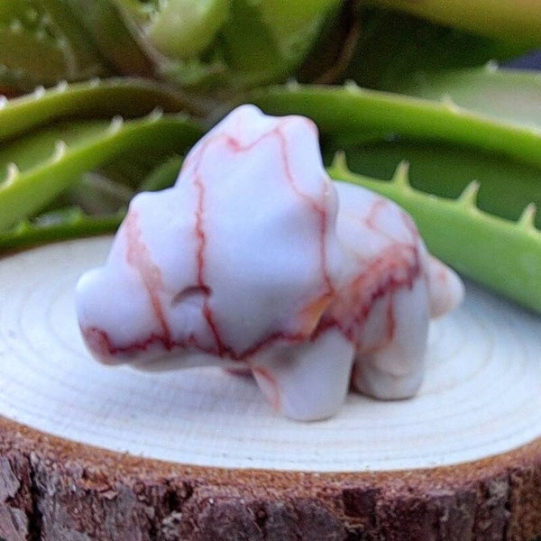 Collectibles - Triceratops - Marmer - +/- 4 cm