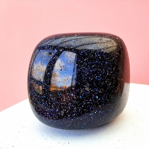 De kleine ontdekker - Blauwe maansteen - glad