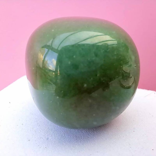 De kleine ontdekker - Groene aventurijn - glad