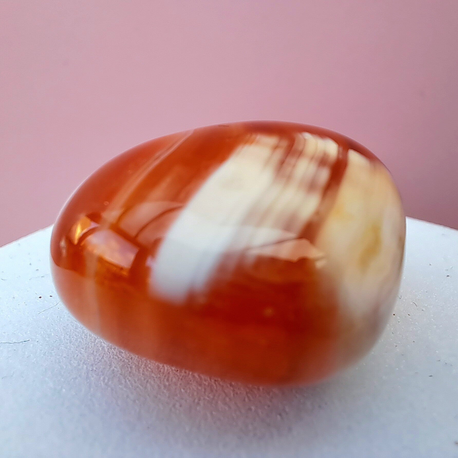 De kleine ontdekker - Carneool - glad