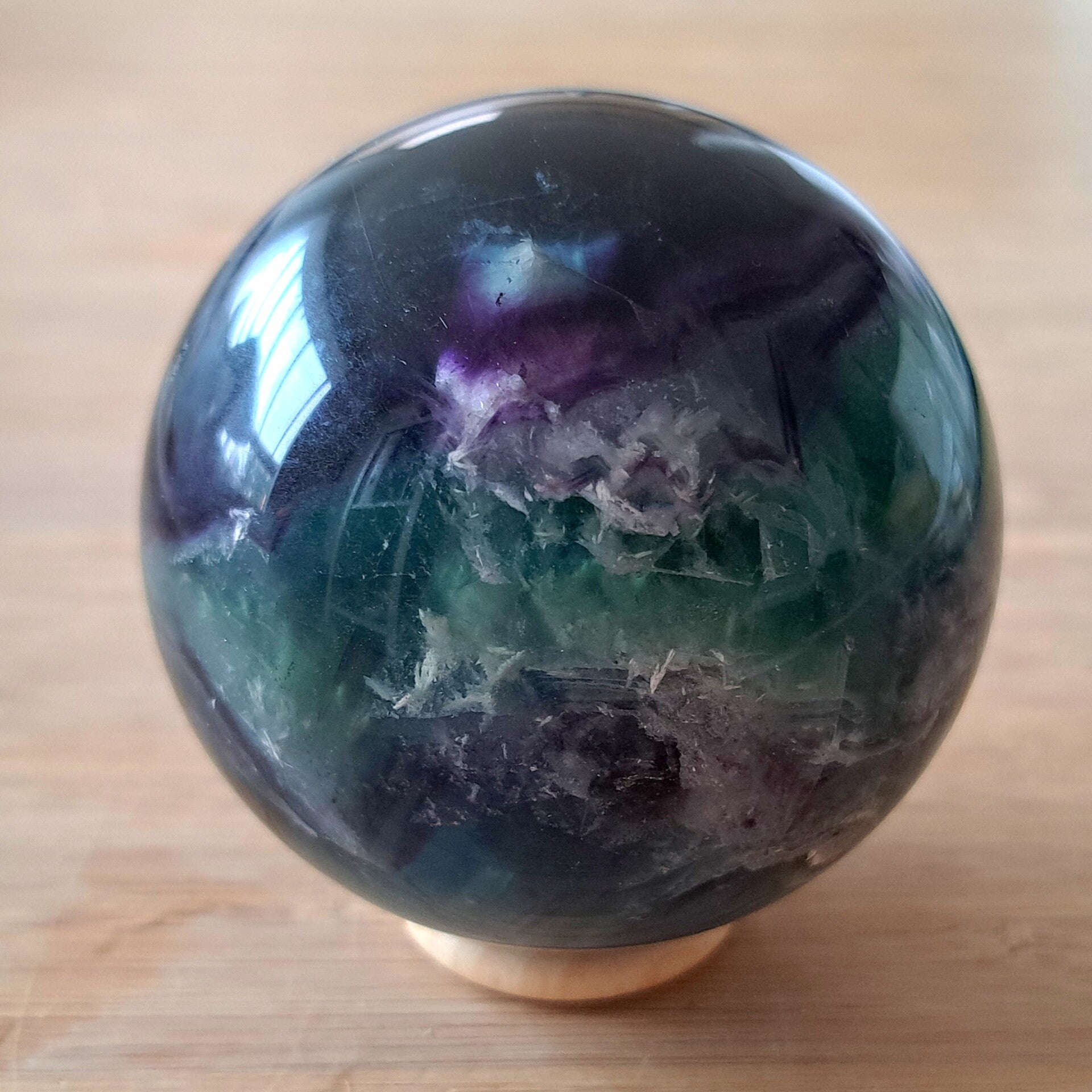 Bol - Fluoriet - Regenboog nr. 3 - Ø 6,5 cm