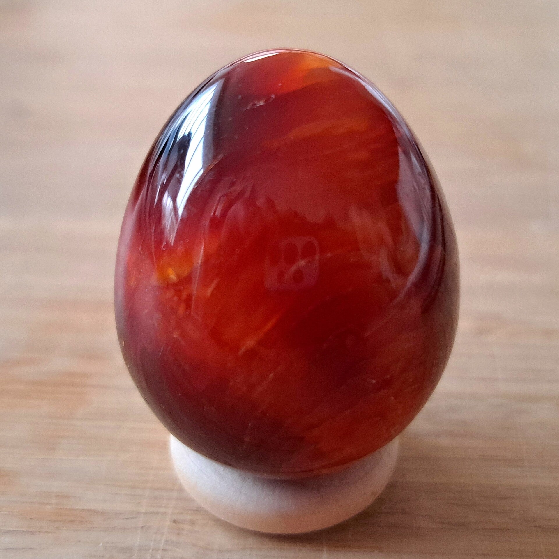 Ei - Carneool - H 4 cm