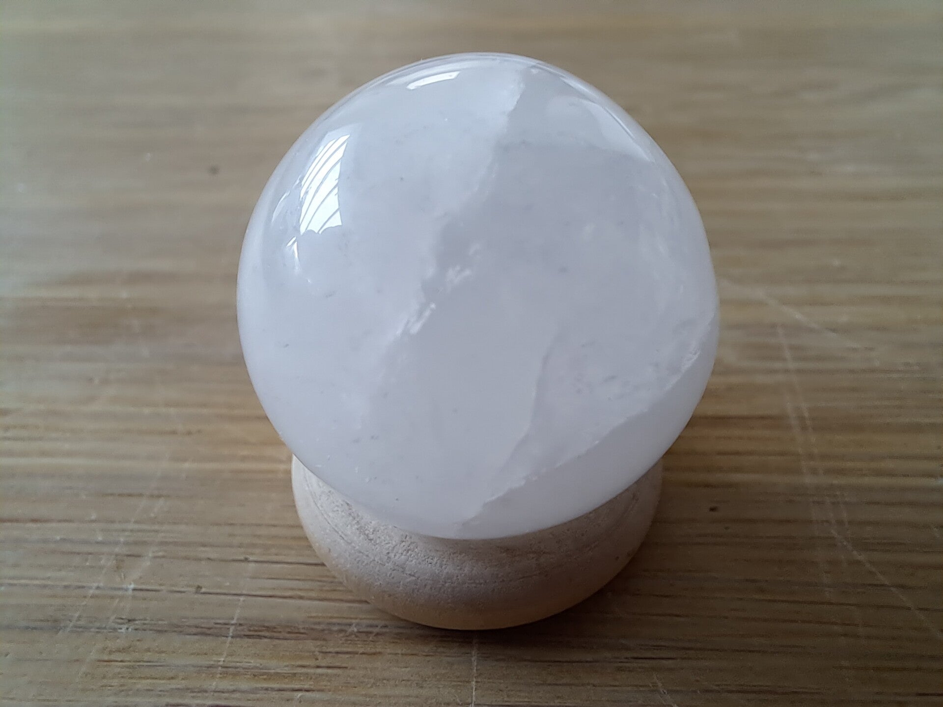 Bol - Witte kwarts - Ø 2,5 cm