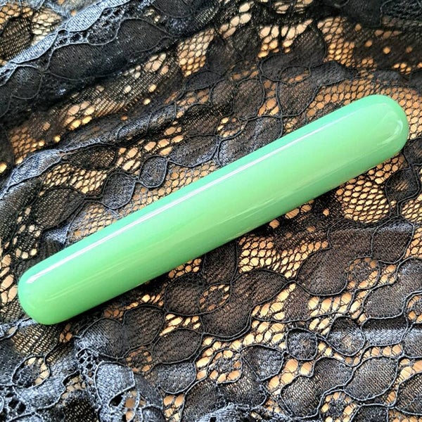 Wellness - Massagestok - Groene aventurijn - +/- 11 cm