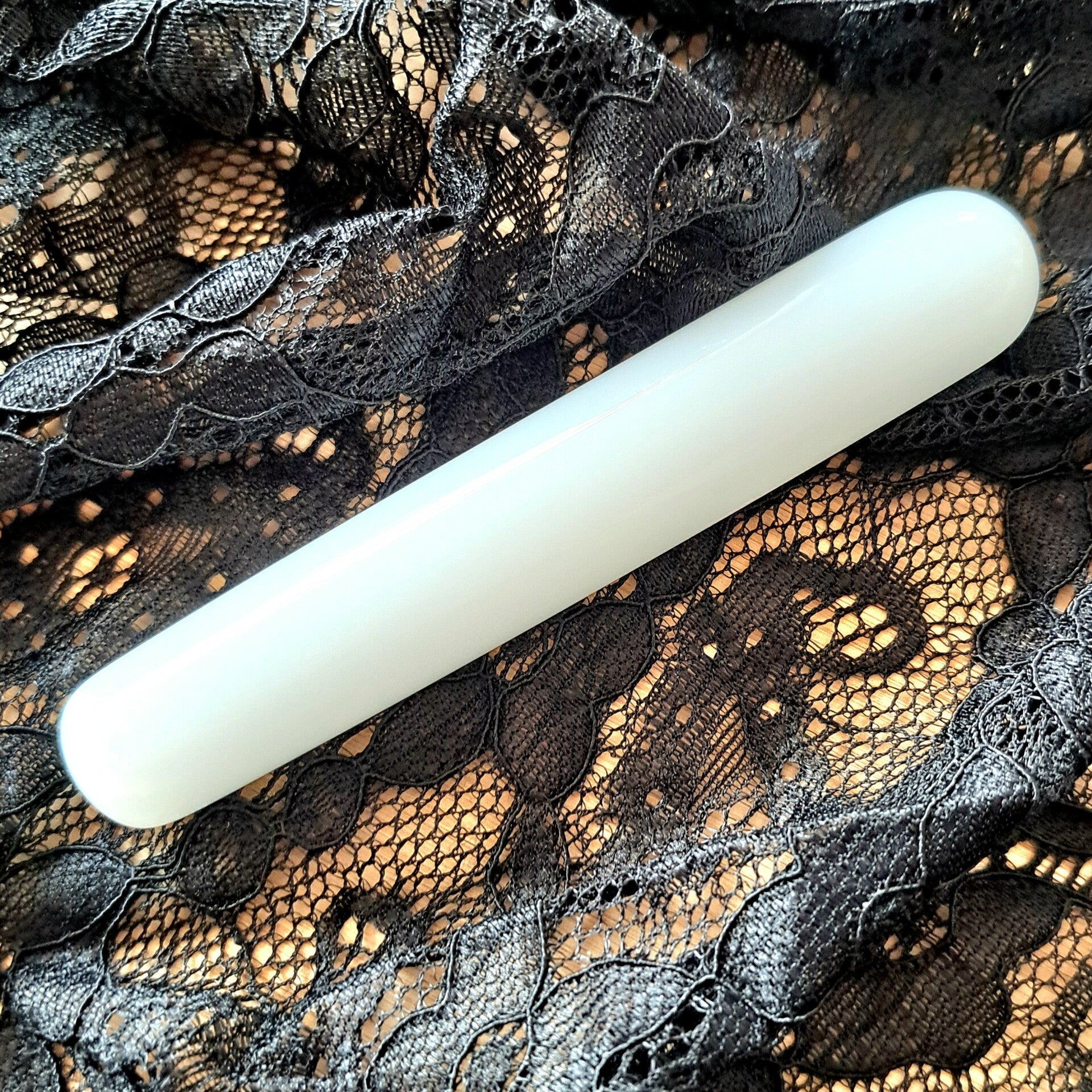 Wellness - Massagestok - Helder kwarts - +/- 11 cm