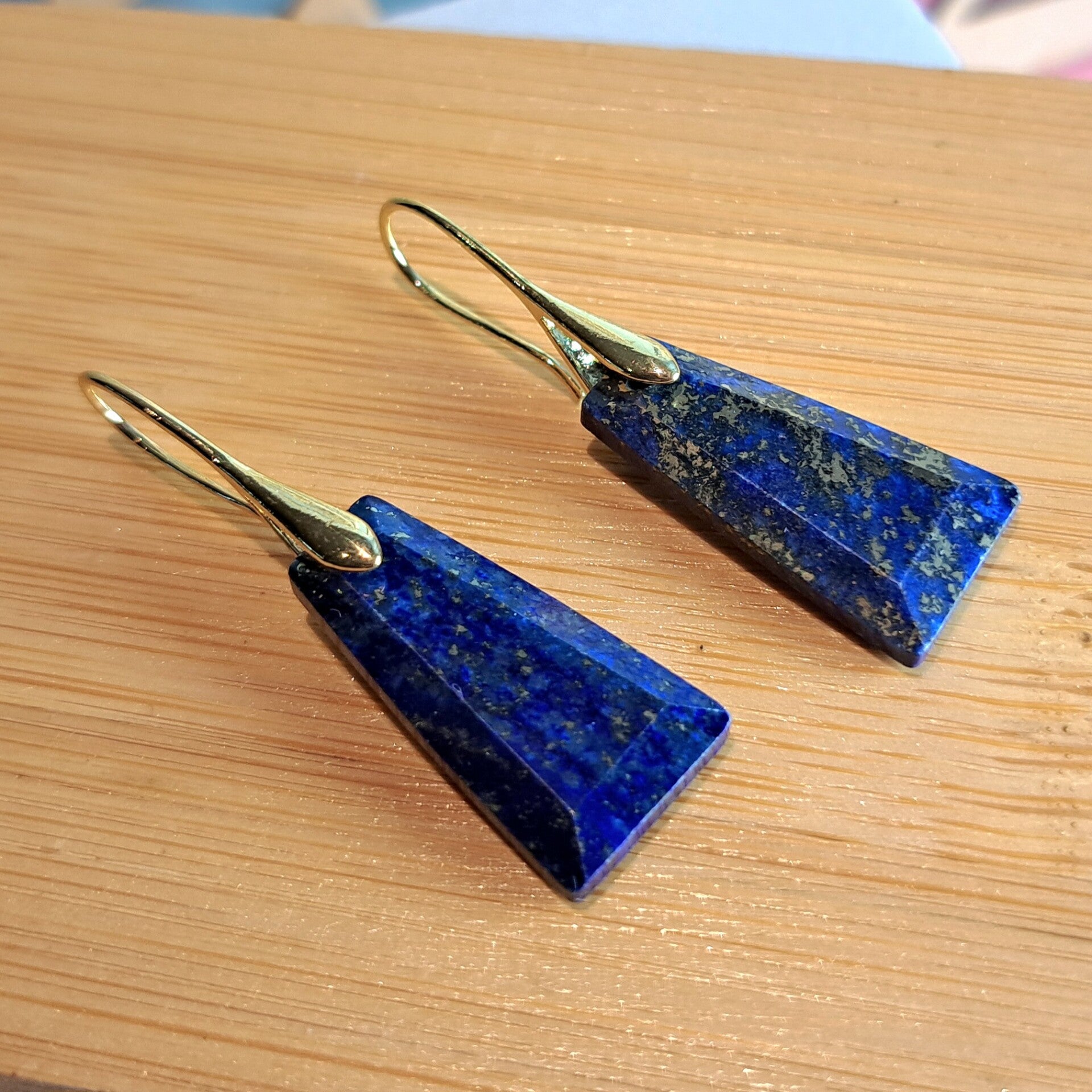 Oorbellen - Lapis lazuli