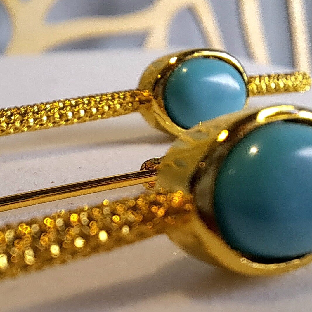 Oorbellen - Turkoois