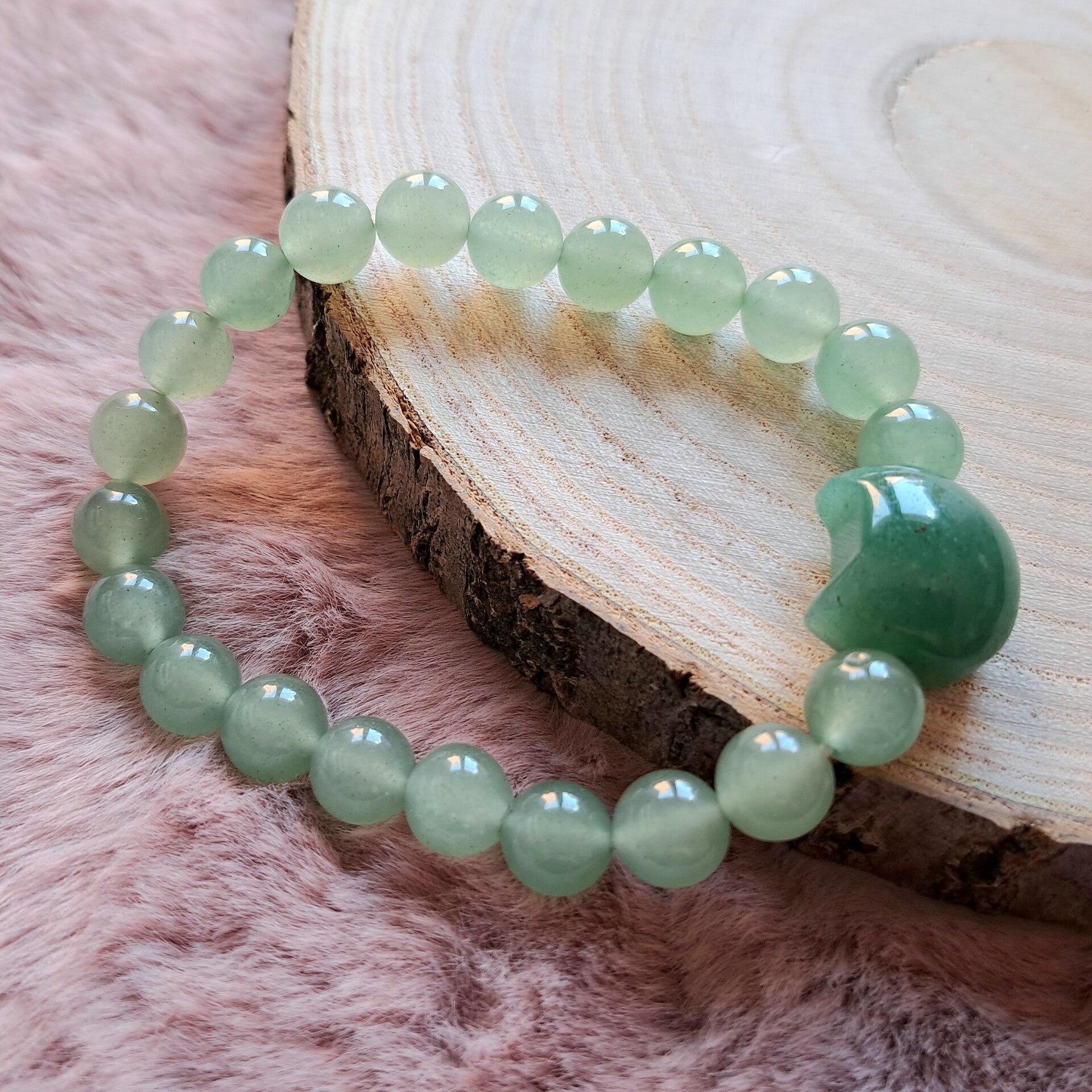 Armband - Kat - Aventurijn- Groen