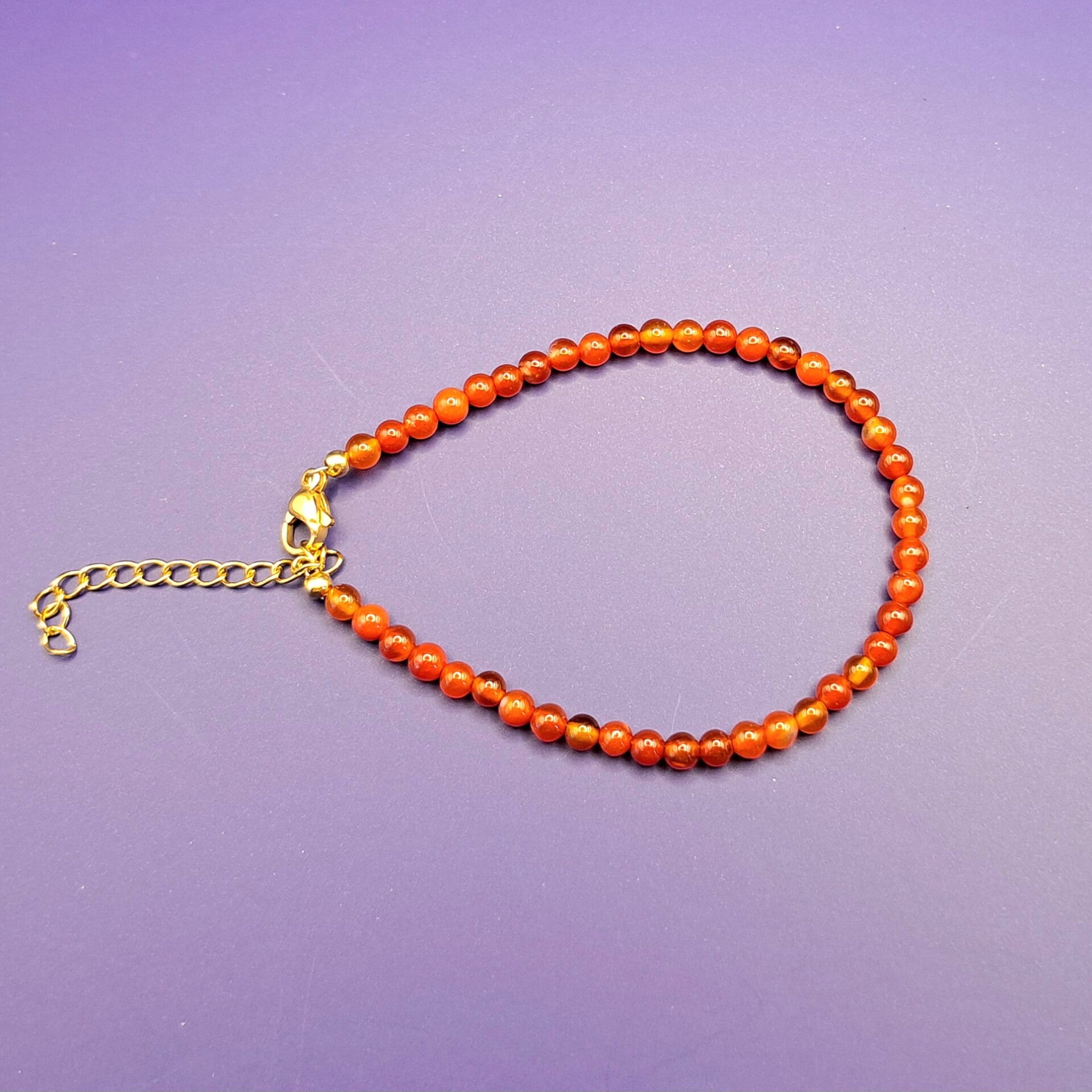 Enkelbandje - Carneool