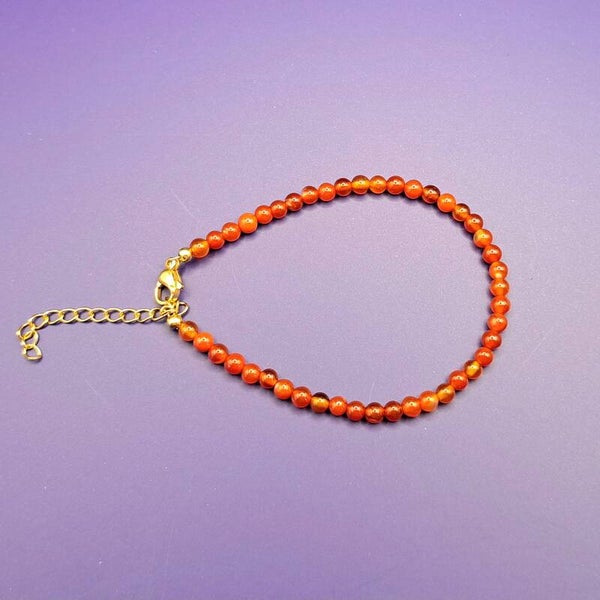 Enkelbandje - Carneool