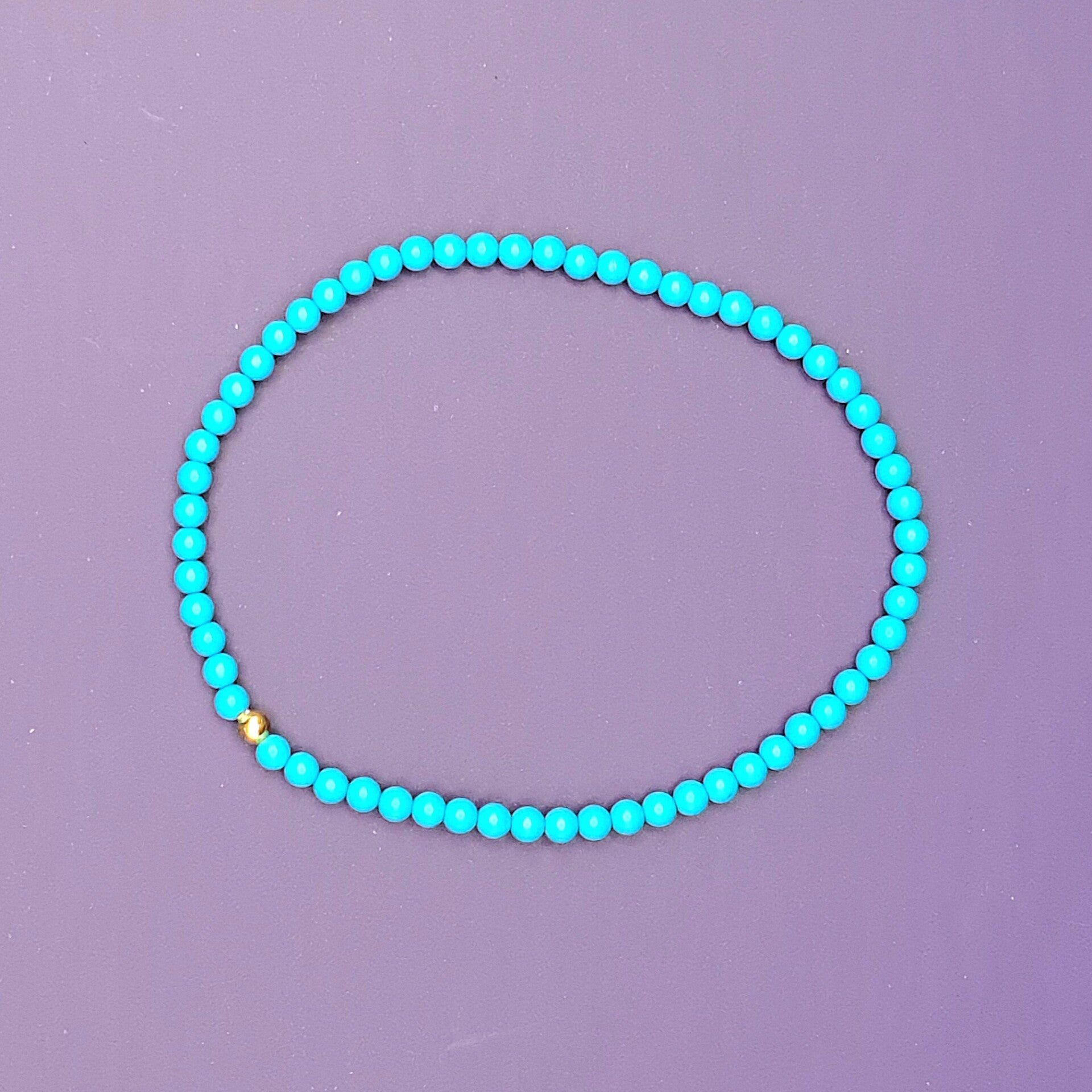 Enkelbandje - Turkoois