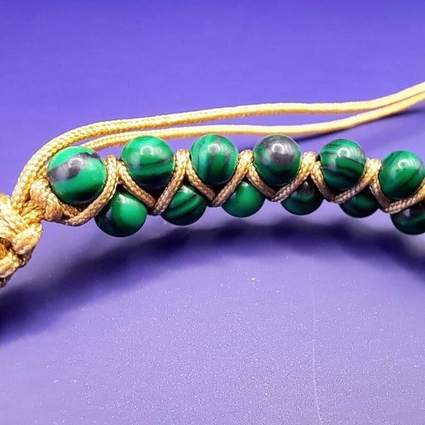 Enkelbandje - Malachiet