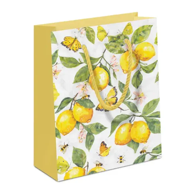 Fresh lemons white