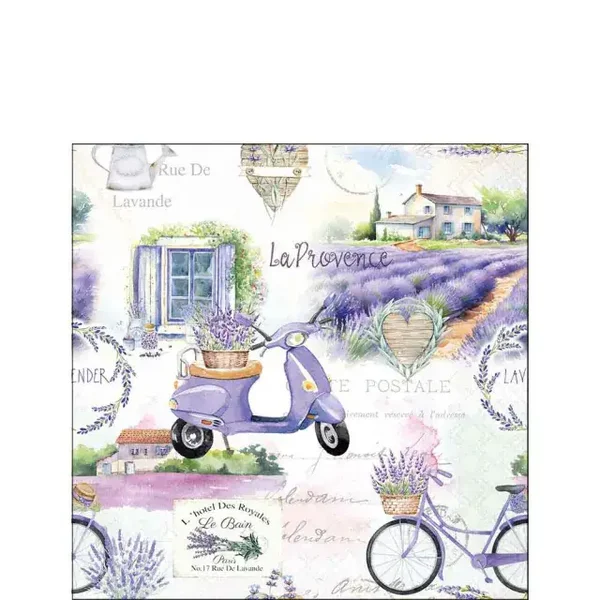 La provence servetten 25 x 25 cm
