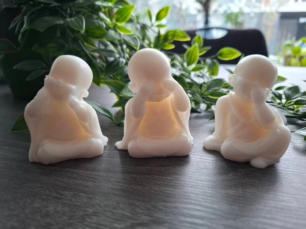 Horen zien zwijgen budha