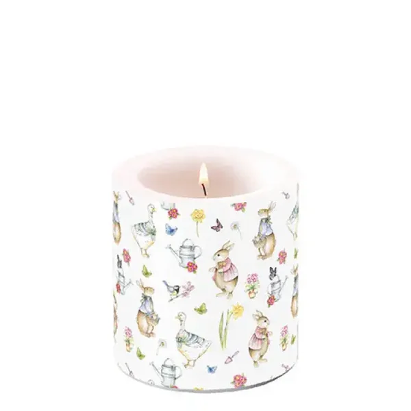 Easter garden kaars small